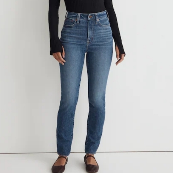 Madewell The Curvy Perfect Vintage Jean Decatur Wash Blue High‎ Waisted Size 29 - Picture 2 of 9